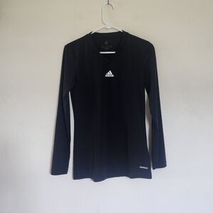 adidas Womens Team Base Compression Long Sleeve Training / Underlayer Tee Medium